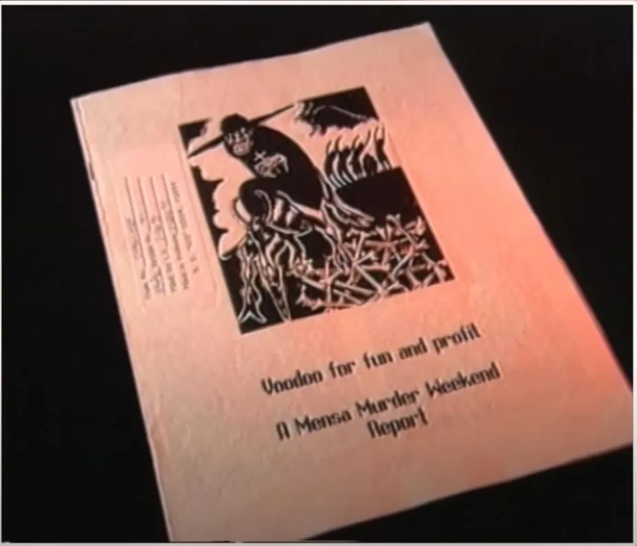 The Mensa Murder Mystery Card
